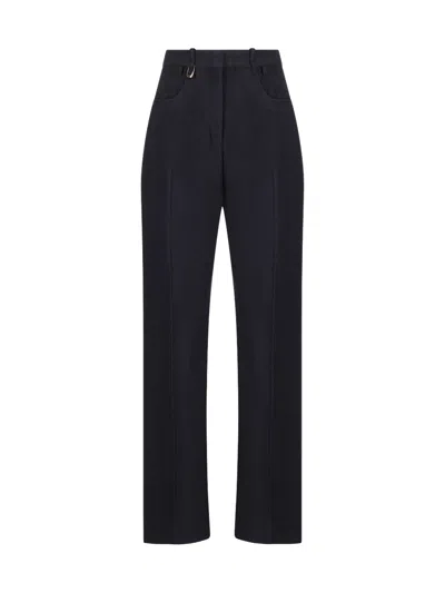 Jacquemus Le Pantalon Sauge Trousers In Blue