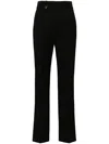 Jacquemus Straight Casual Pants In Black