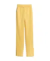 Jacquemus Le Pantalon Tibau High-waisted Trousers In Yellow