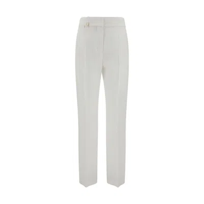 Jacquemus Le Pantalon Tibau Linen Pants In White