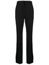 Jacquemus Le Pantalon Tibau Wool Twill Flare Pants In Black