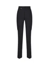 Jacquemus Woman Pants Black Size 8 Virgin Wool In Black