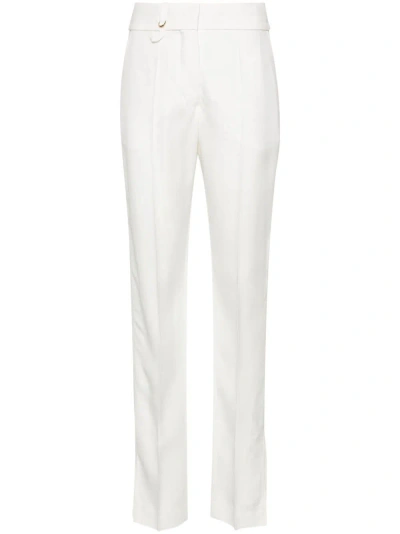 Jacquemus Le Pantalon Tibau Side-slit Slim Pants In Multicolor