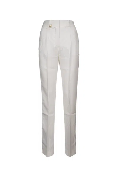 Jacquemus Le Pantalon Tibau Linen Pants In White