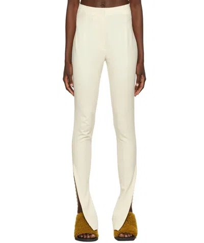 Jacquemus Le Pantalon Trousers In Optic White