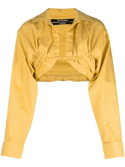 JACQUEMUS LE PAPIER BOLERO SHIRT