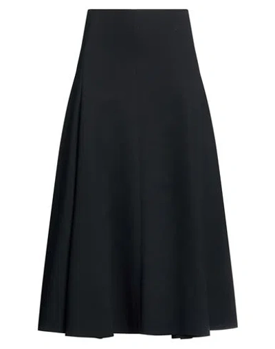 Jacquemus Le Paysan Woman Midi Skirt Black Size 4 Polyester, Viscose