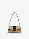 Jacquemus Le Petit Bambimou Shoulder Bag Ivory / Black In Leather Trim