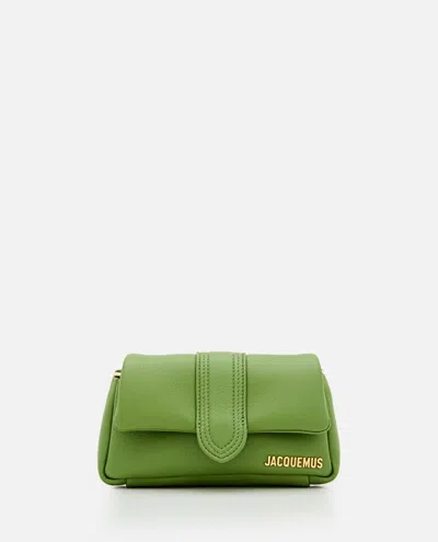 Jacquemus Le Petit Bambimou Leather Shoulder Bag In Green