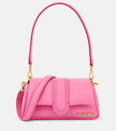 Jacquemus Le Petit Bambimou Leather Shoulder Bag In Pink