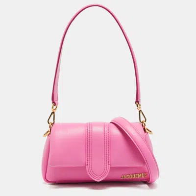 Pre-owned Jacquemus Le Petit Bambimou Pink Leather Shoulder Bag
