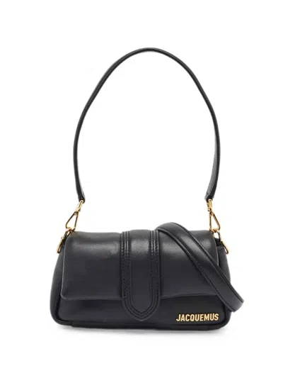 Pre-owned Jacquemus Le Petit Bambimou Shoulder Bag In Black