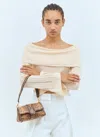 Jacquemus Le Petit Bambimou Python-embossed Leather Shoulder Bag In Brown