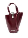 Jacquemus Le Petit Bambola Bag Handbags Bordeaux In Burgundy