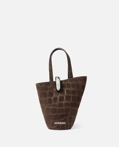 Jacquemus Le Petit Bambola Bag In Brown