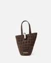 Jacquemus Le Petit Bambola Bag In Brown