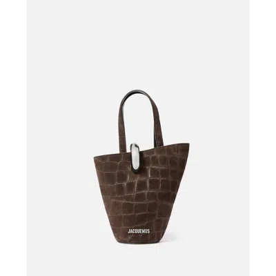 Jacquemus Le Petit Bambola Bag In Brown