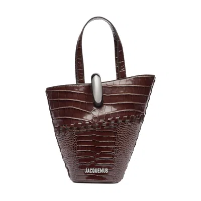 Pre-owned Jacquemus Le Petit Bambola Bag 'midnight Brown' | Women's Size Onesize