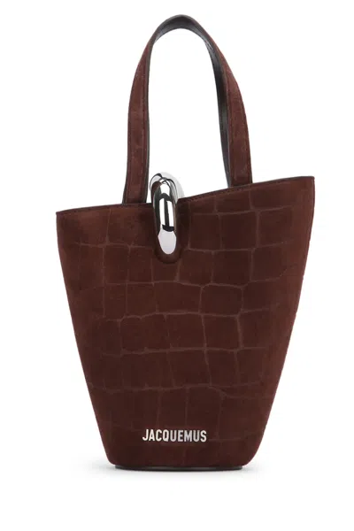 Jacquemus Le Petit Bambola In Brown