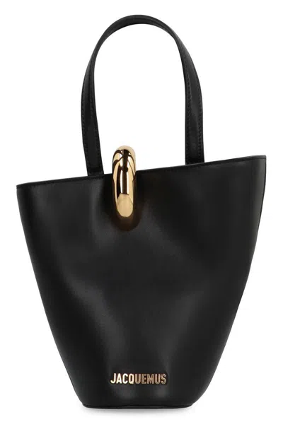 Jacquemus Le Petit Bambola Bucket Bag In Black