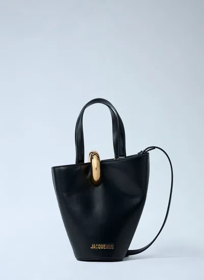 Jacquemus Le Petit Bambola Bucket Bag In Black