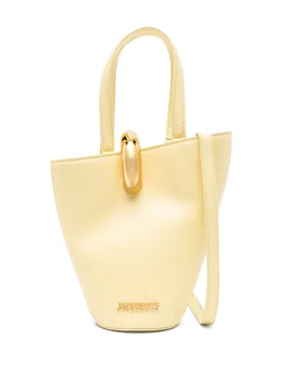 Jacquemus Le Petit Bambola Bucket Bag In Yellow