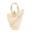 Jacquemus Womens Light Ivory Le Petit Bambola Small Leather Top-handle Bag In Brown
