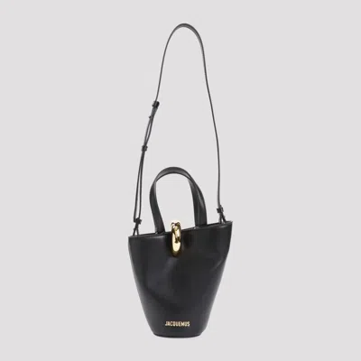 Jacquemus Le Petit Bambola Handbag In Black