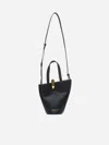 Jacquemus Le Petit Bambola Leather Bag In Black