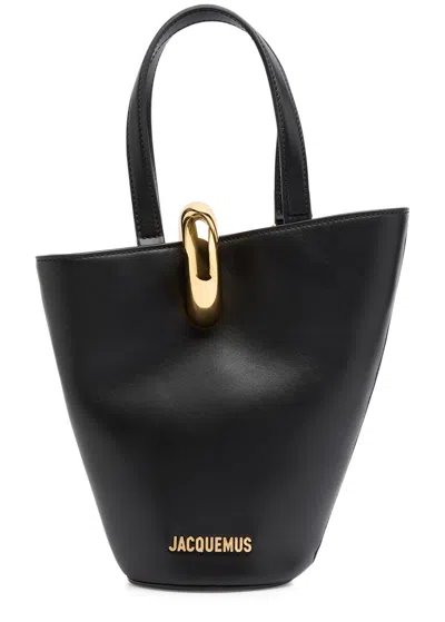 JACQUEMUS JACQUEMUS LE PETIT BAMBOLA LEATHER BUCKET BAG