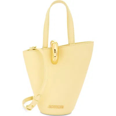 JACQUEMUS JACQUEMUS LE PETIT BAMBOLA LEATHER BUCKET BAG