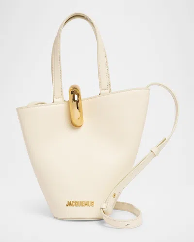 JACQUEMUS LE PETIT BAMBOLA LEATHER CROSSBODY BAG