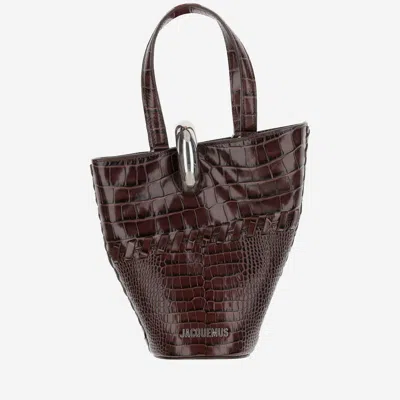 Jacquemus Le Petit Bambola In Midnightbrown