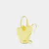 Jacquemus Le Petit Bambola Asymmetric Mini Bucket Bag