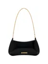 Jacquemus Ex 24hbaw00404ac18a01 Le Petit Bisou Chaine Shoulder Bags Black