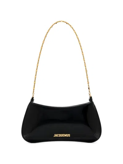 JACQUEMUS LE PETIT BISOU CHAIN BAG WOMAN BLACK
