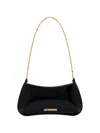 Jacquemus Ex 24hbaw00404ac18a01 Le Petit Bisou Chaine Shoulder Bags Black