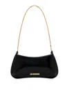 Jacquemus Ex 24hbaw00404ac18a01 Le Petit Bisou Chaine Shoulder Bags Black In Black