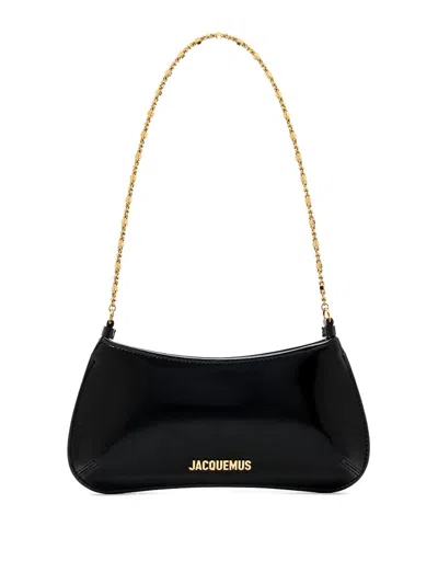 JACQUEMUS LE PETIT BISOU CHAINE LEATHER SHOULDER BAG