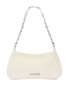 Jacquemus Le Petit Bisou Chaine Shoulder Bag In White