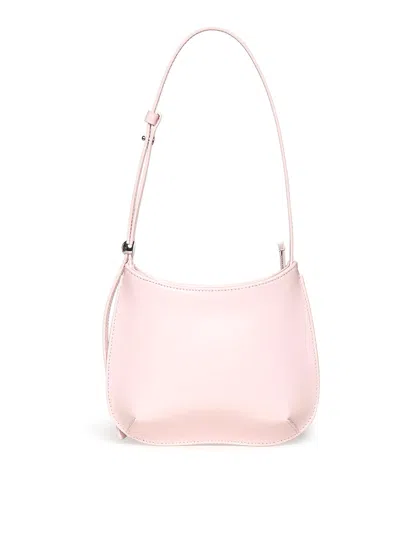 Jacquemus Le Petit Bisou Leather Bag In Pink