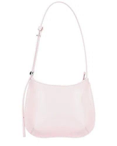 Jacquemus Le Petit Bisou Leather Shoulder Bag In Pink