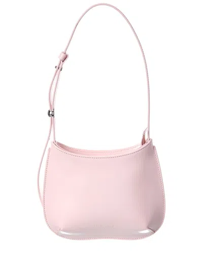 Jacquemus Le Petit Bisou Leather Shoulder Bag In Blue