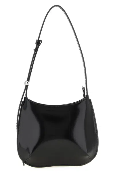 Jacquemus 'le Petit Bisou' Shoulder Bag In Black