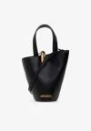 Jacquemus The Mini Bucket Bag Handles In Black