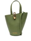 Jacquemus Le Petit Bombola Bucket Bag In Green