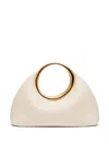 Jacquemus Womens Le Petit Calino Cotton Top-handle Bag Croco Beige In ホワイト