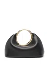 Jacquemus Small Calino Leather Top Handle Bag In ブラック