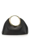 Jacquemus Small Calino Leather Top Handle Bag In Black