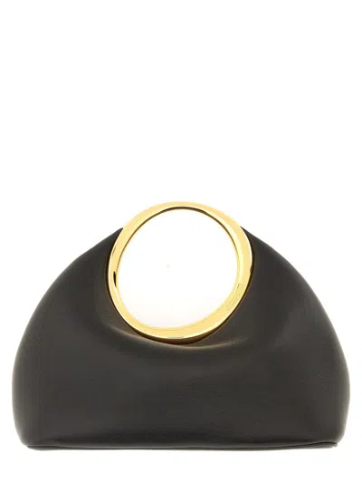 Jacquemus The Calino Small Leather Clutch In Black